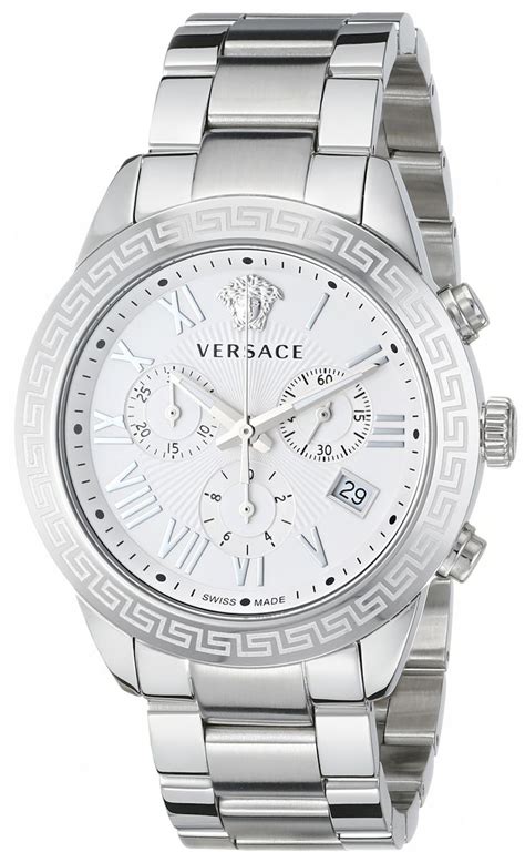 versace vqb05 mens silver watch